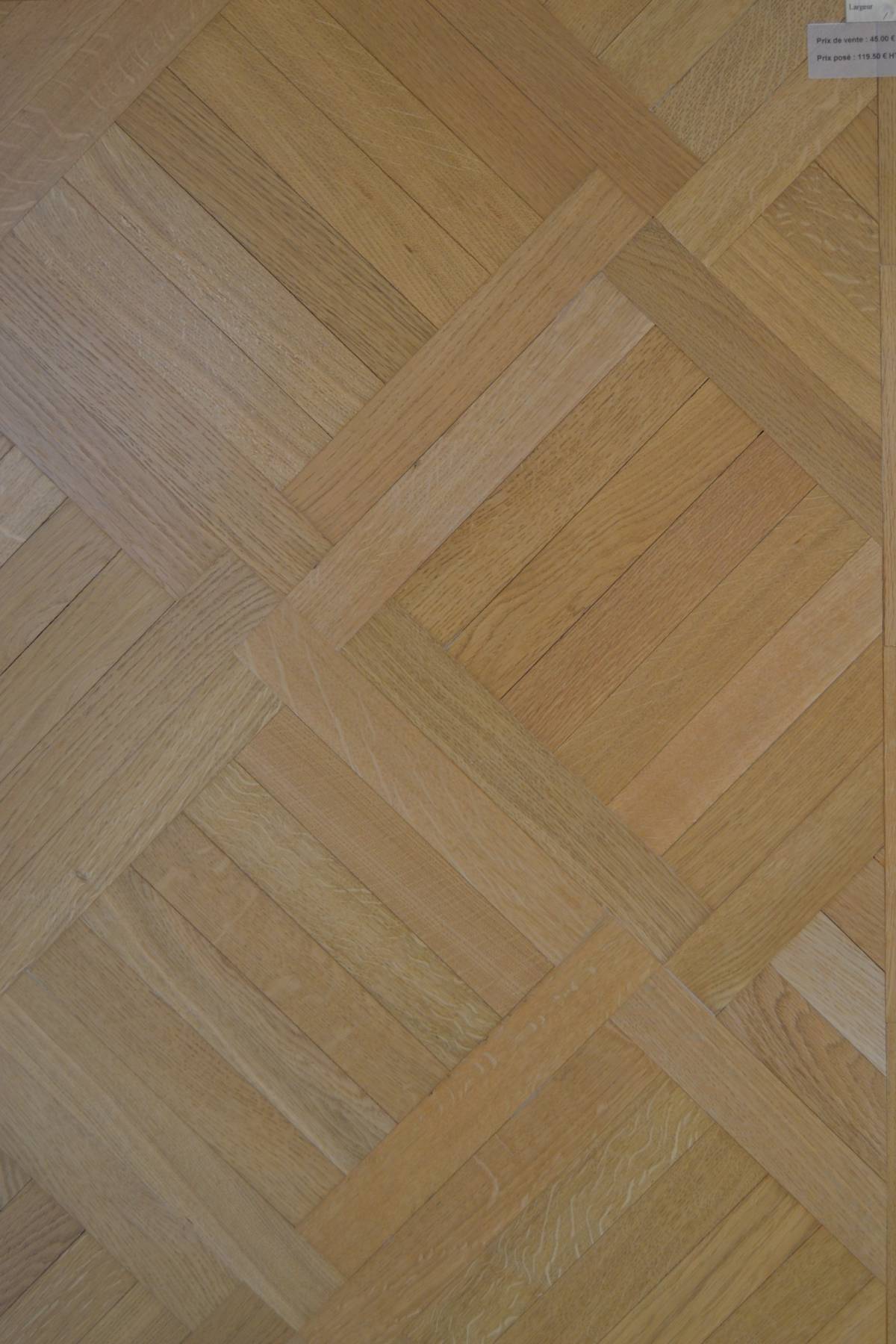 PARQUET CHÊNE MASSIF-MOTIF GRAND FONTENOY- VERNI Thann