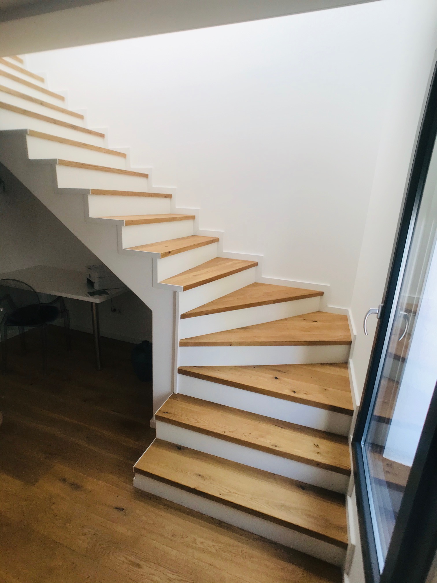 HABILLAGE ESCALIER PARQUET HKS Finition HONEY- Brunstatt 68 Illzach