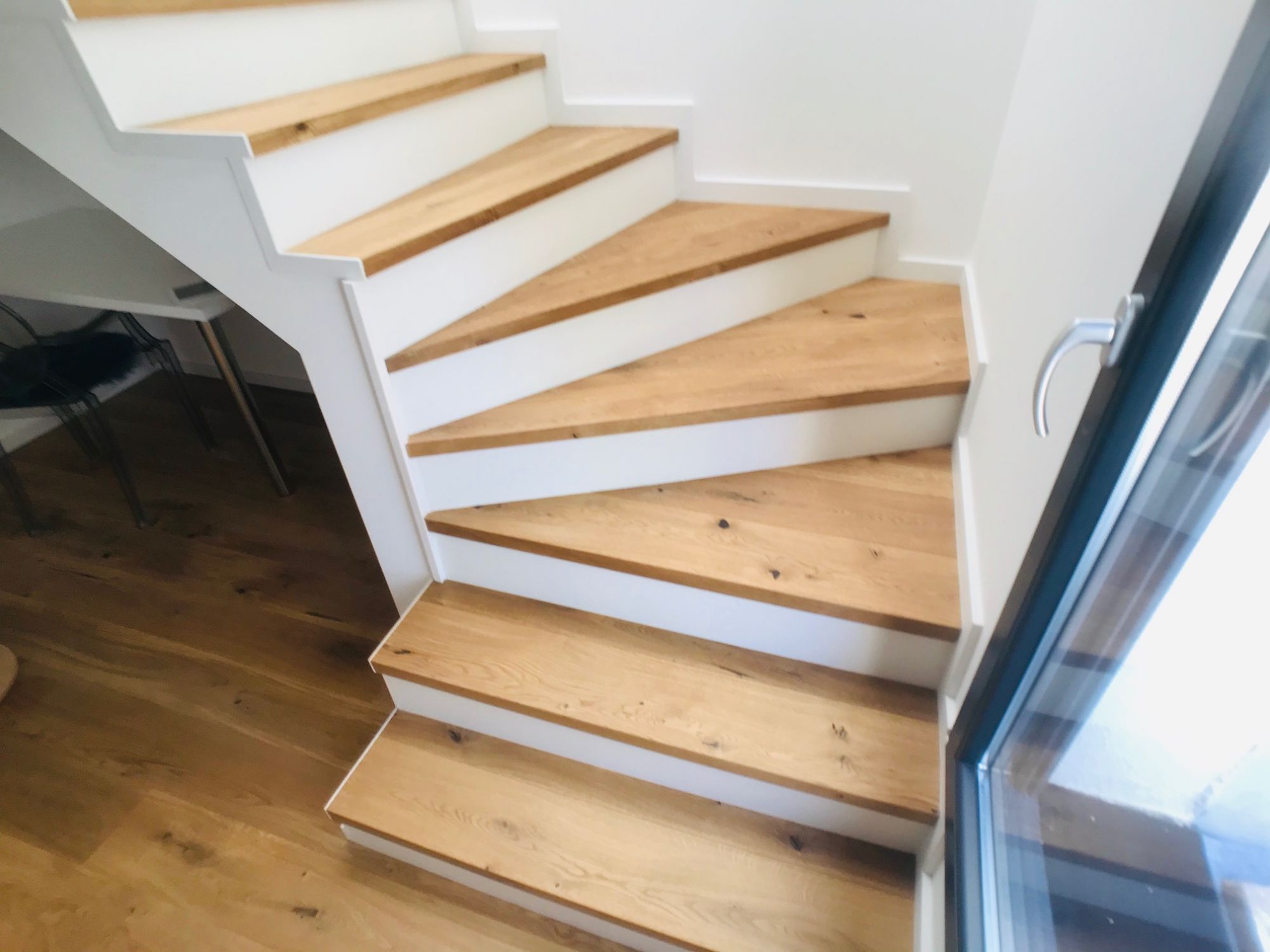 HABILLAGE ESCALIER PARQUET HKS Finition HONEY- Brunstatt 68 Pfastatt 2