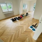 PARQUET DESIGN POINT DE HONGRIE- Finition OPERA- Chantier STEINBACH 68 Wittenheim 2