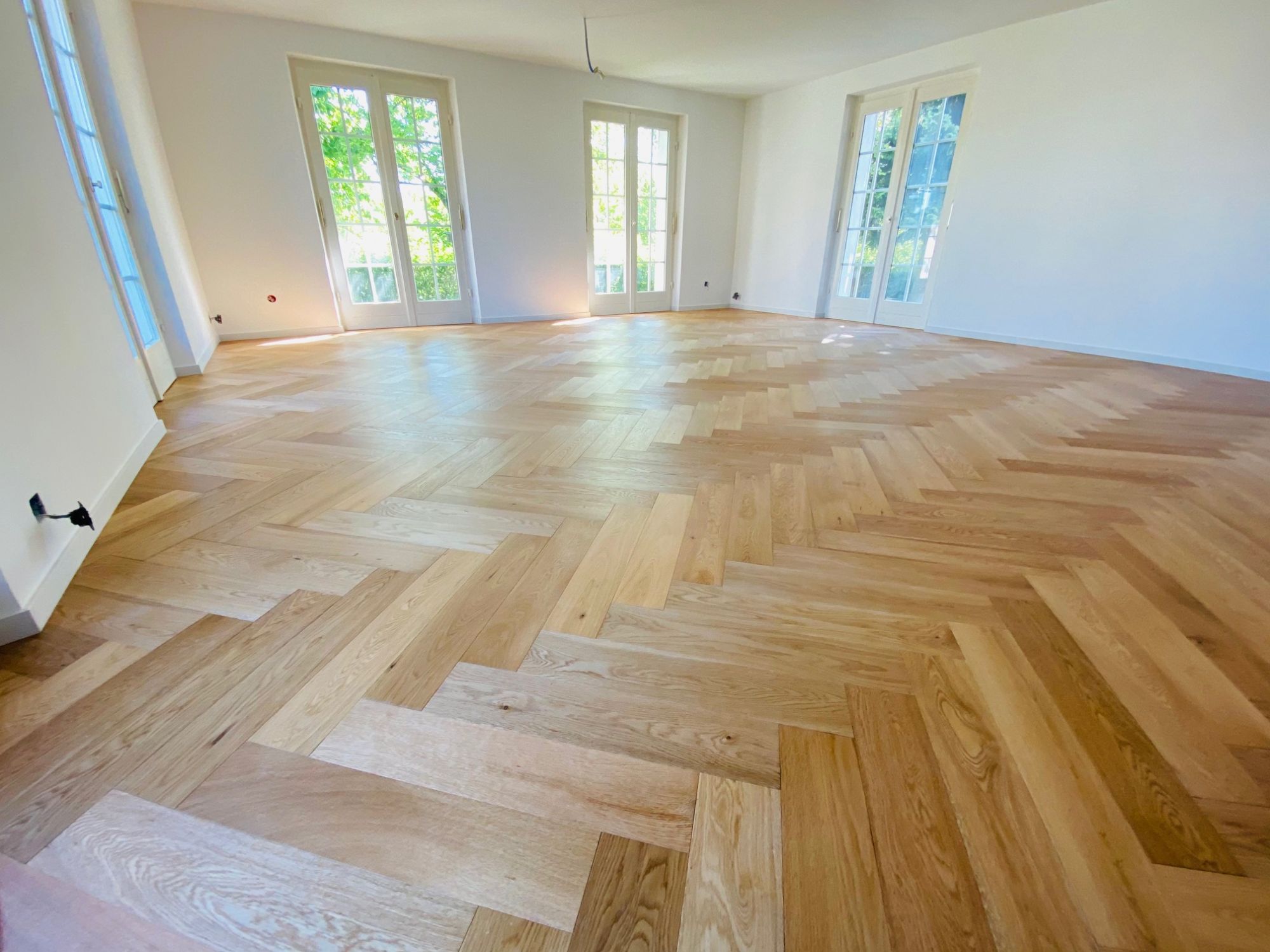 PARQUET SOLIDFLOOR WINDSOR BATONS ROMPUS CHENE- CHANTIER BRUEBACH 68 Riedisheim