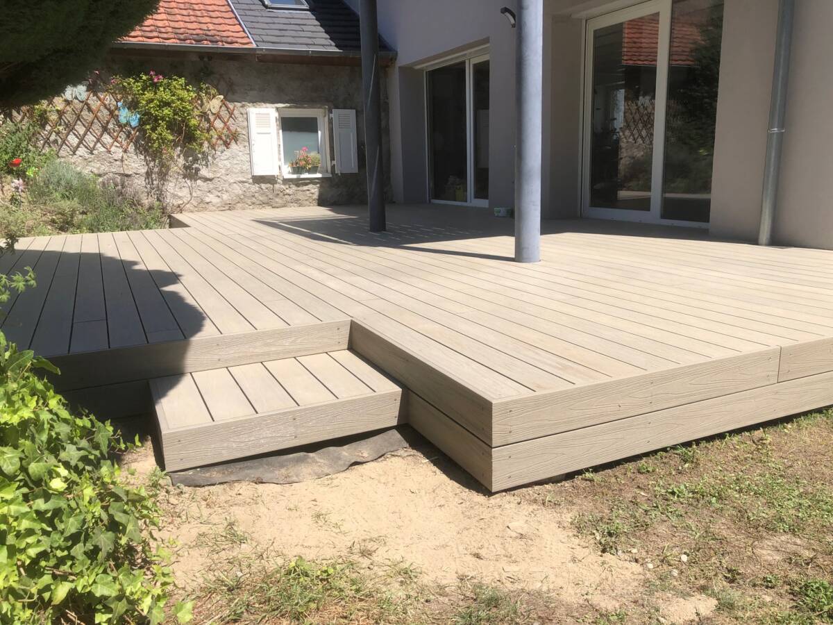 TERRASSE FIBERDECK GAMME BROOKLYN CHANTIER RIXHEIM Illzach