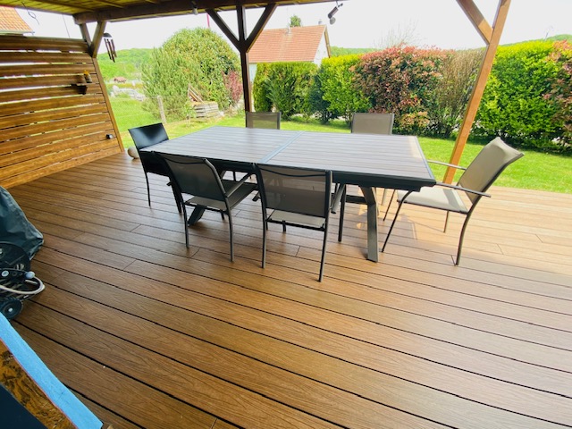 TERRASSE COMPOSITE FIBERDECK BROOKLYN TEAK BURNHAUPT (68) Wittenheim